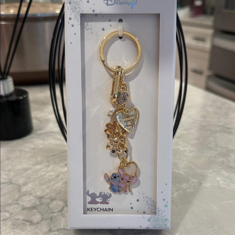 Disney stitch bag charm